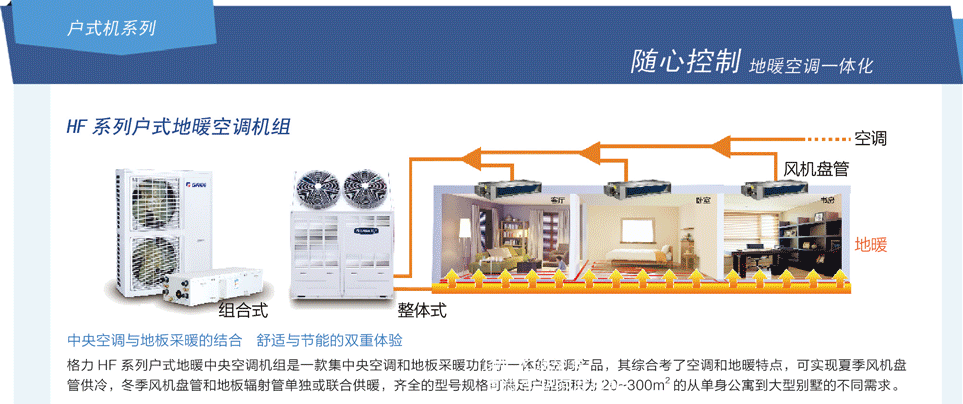 格力HF系列户式地暖空调机组